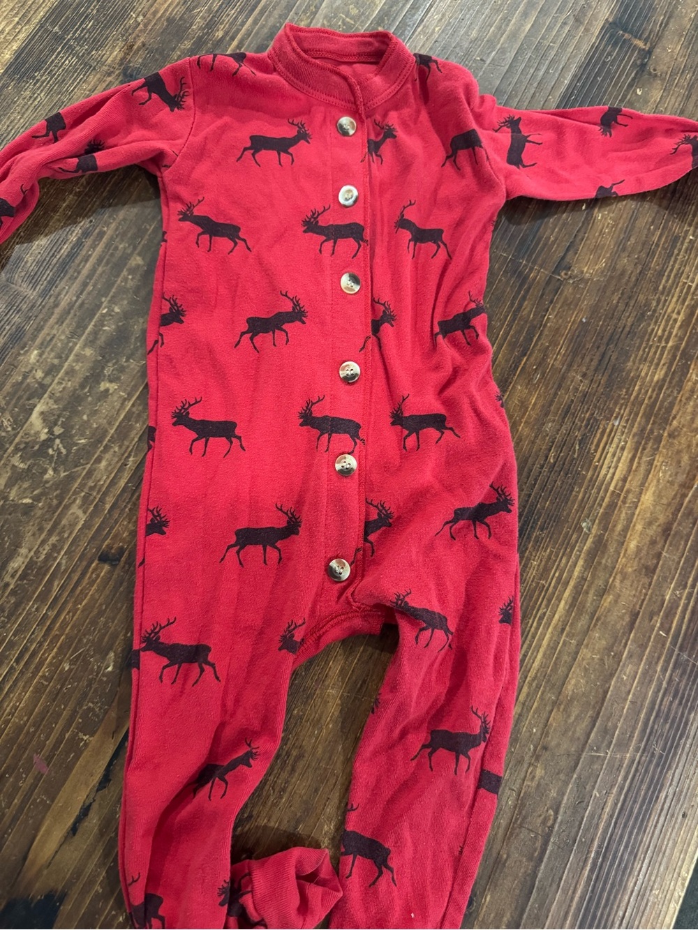 Bass Pro Shops Red Baby Onesie with Yellow Logo
